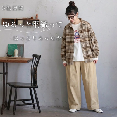 M-XL 人気上昇中 シャツ袖 長袖 ボタン チェック柄 シャツ-ブルー-XL