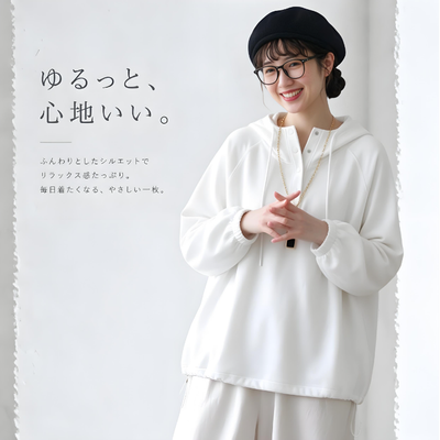 M-5XL シンプル 無地 パーカー 前開き ゆったり 着回し パーカー/ジャージ-イエロー-5XL