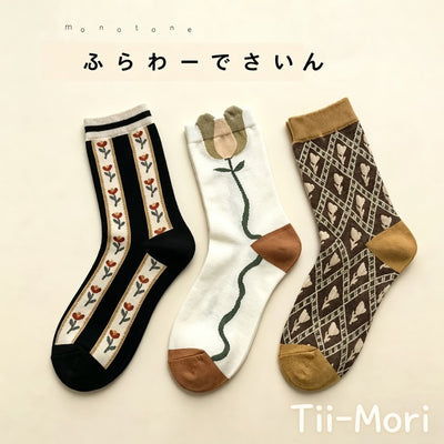 配色 コットンソックス