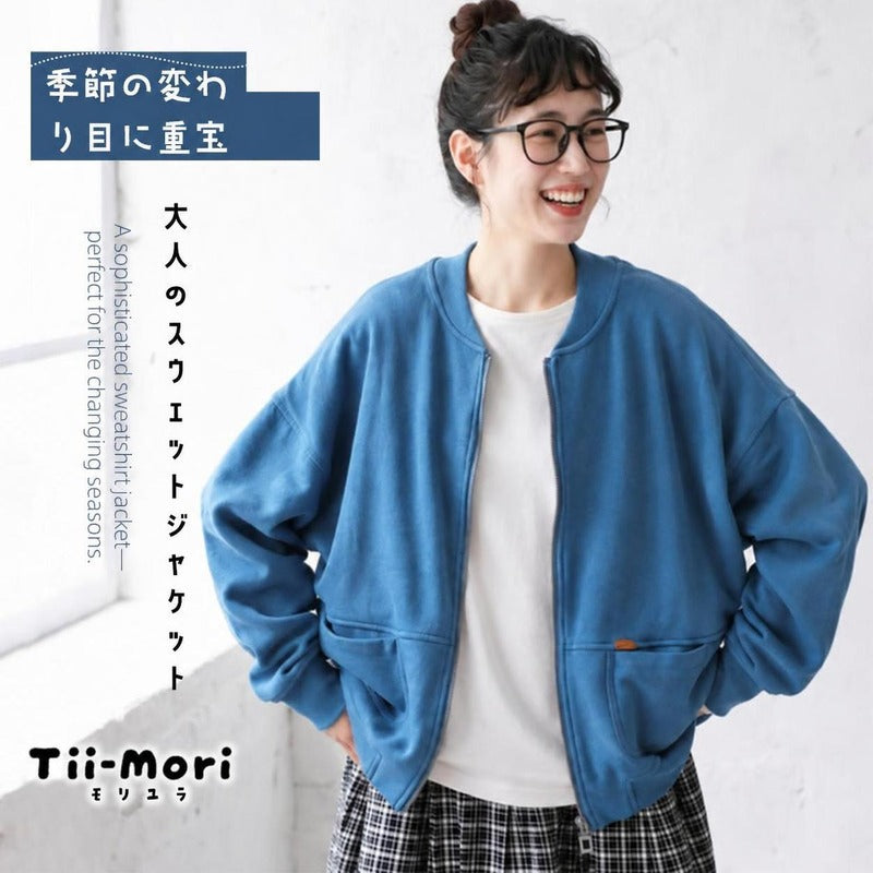 M~4XL スウェットジャケット