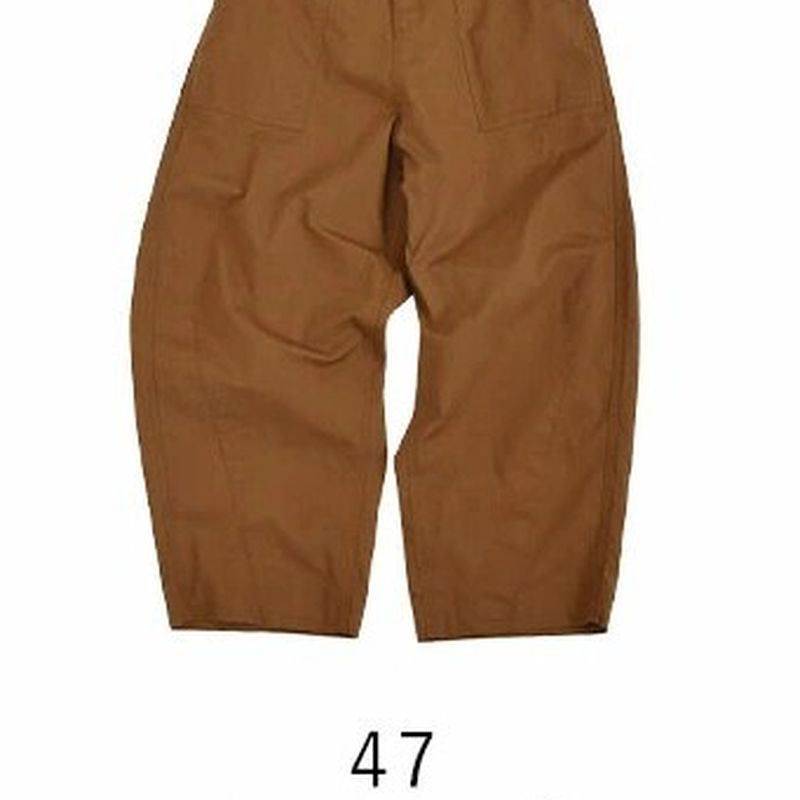 S～4L コットン ハイウエストパンツ