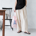 M～4XL ポリエステル アンクル丈（9分丈） ハイウエスト 休日／外出 パンツ