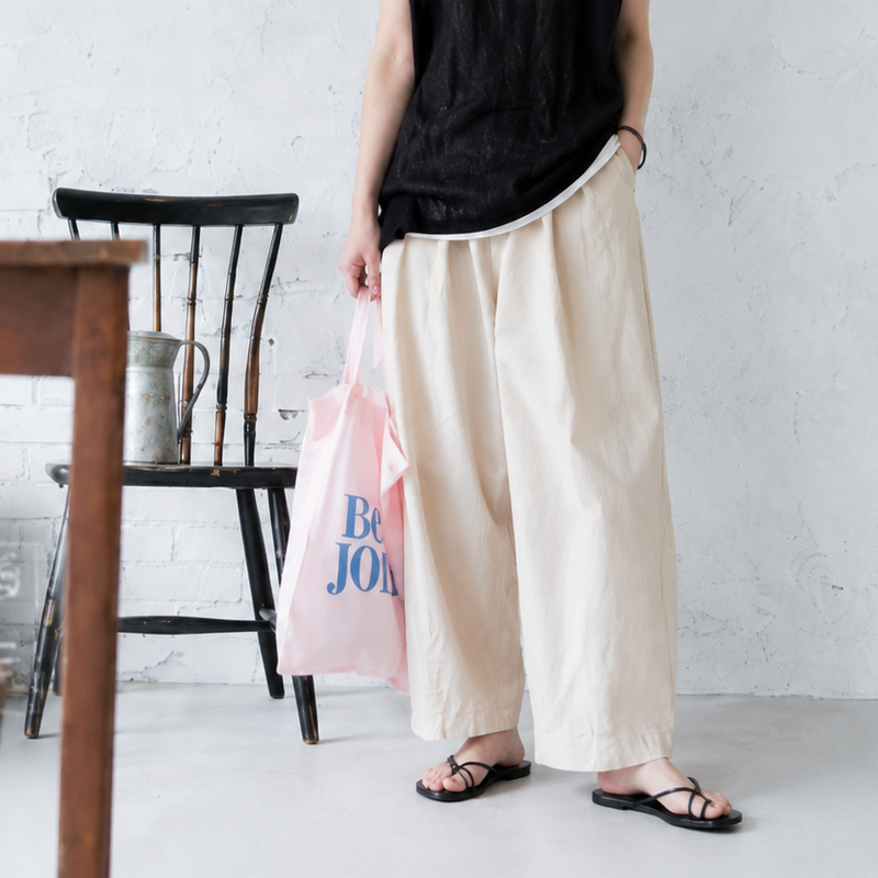 M～4XL ポリエステル アンクル丈（9分丈） ハイウエスト 休日／外出 パンツ