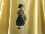 コットン ラウンドネック プリント Tシャツ