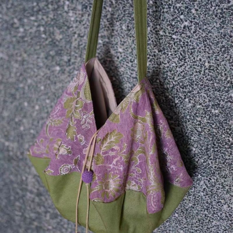 ショルダーバッグ モリ系 花柄 レトロ レディースバッグ