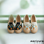 花模様 キュート プリント 刺繍 キック