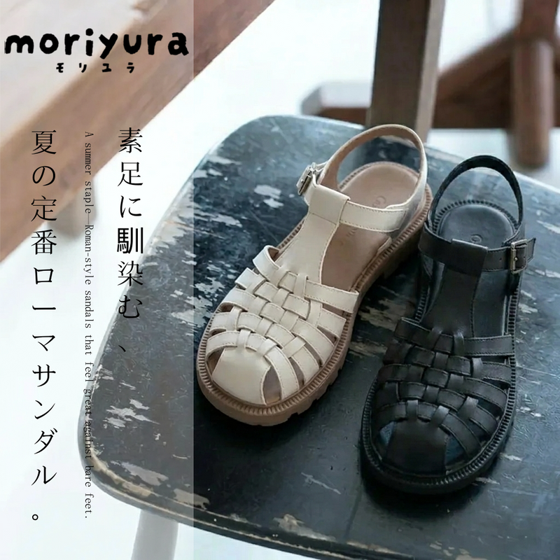 ローヒール 夏 PU フラットヒール 平底・厚底サンダル