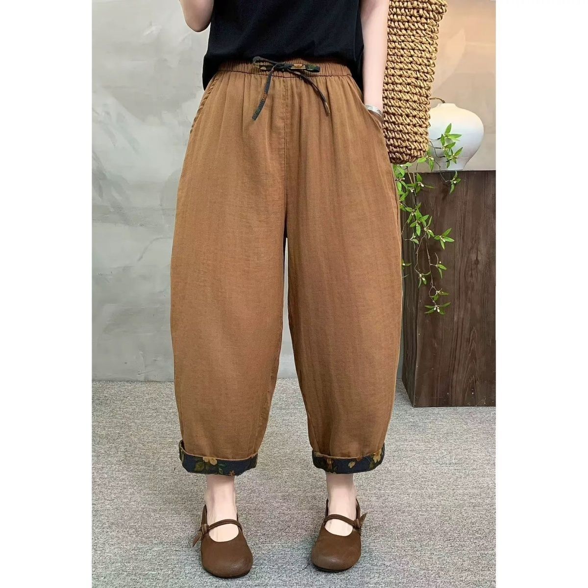 M～4XL 接触冷感 切り替え パンツ