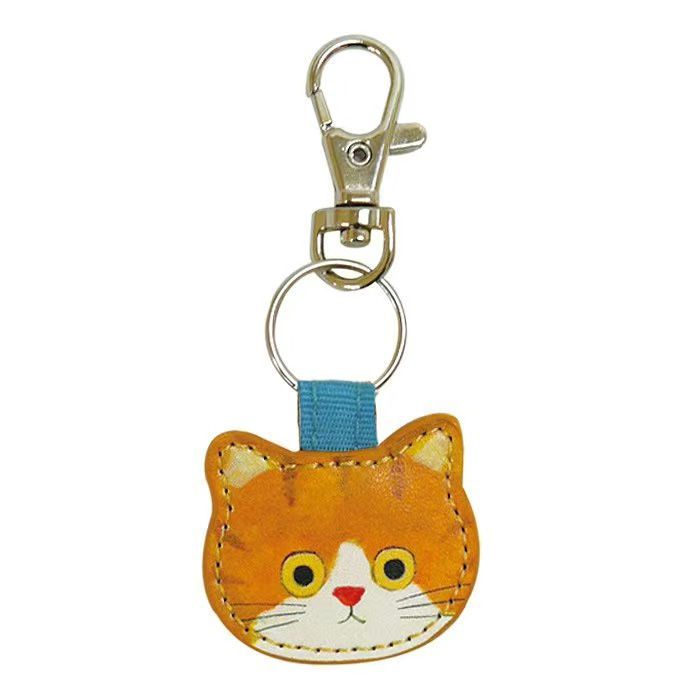 テクスチャ 可愛い猫ちゃん バッグチャーム／キーホルダー