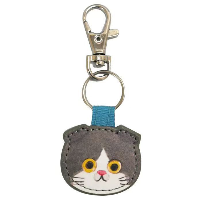 テクスチャ 可愛い猫ちゃん バッグチャーム／キーホルダー