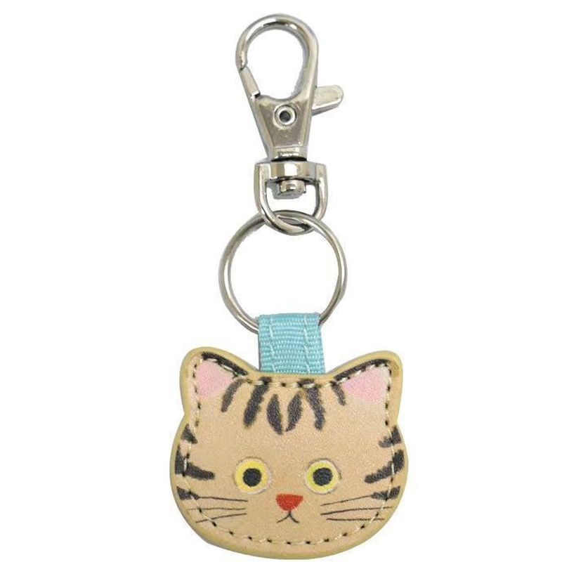 テクスチャ 可愛い猫ちゃん バッグチャーム／キーホルダー