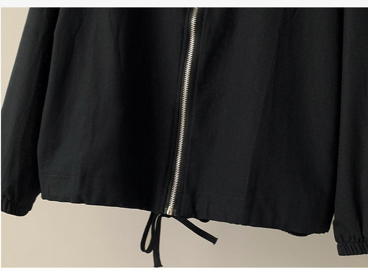 M～4XL そよ風をあつめるフードの綿麻ジャケット