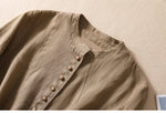 スタンドネック 無地 ボタン 長袖 スーツジャケット