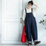 ハイウエスト ワイドレッグ ストレート サロペット