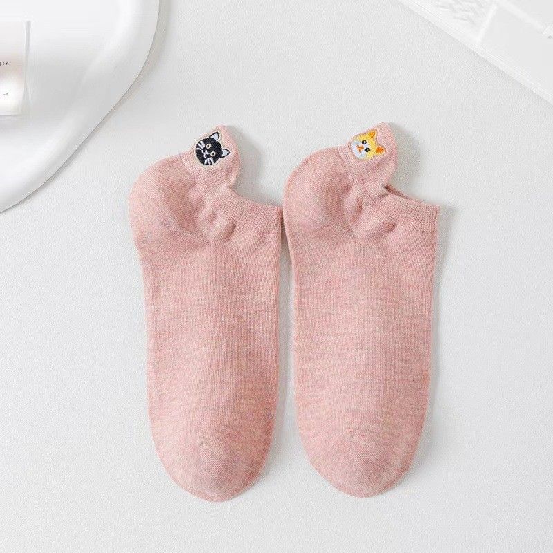 新商品をピックアップ 汗吸収 無地 刺繍 動物柄 ソックス