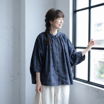 可愛いドット柄シャツ S／M／L さらっと着られて、