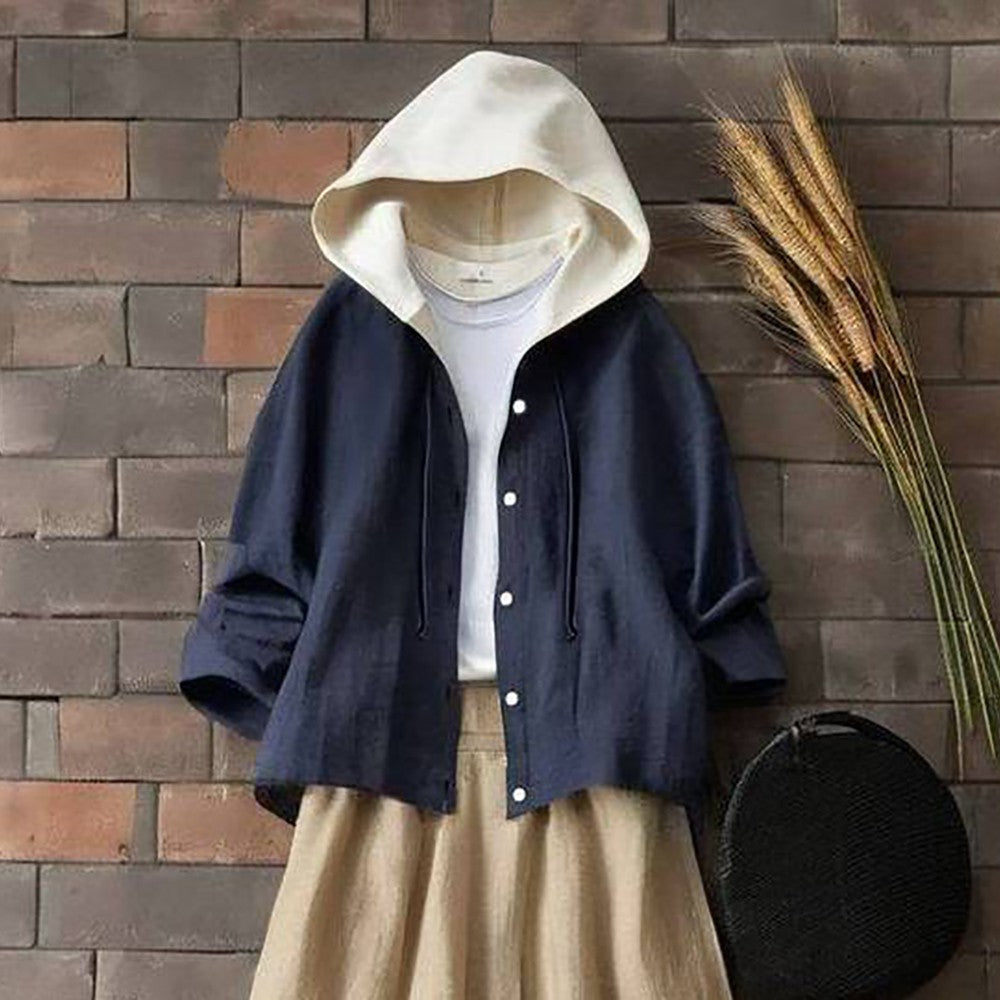 フード付きシャツ×フレアスカート セットアップ・単品
