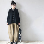 長袖シャツ＆ワイドパンツ 2点セット