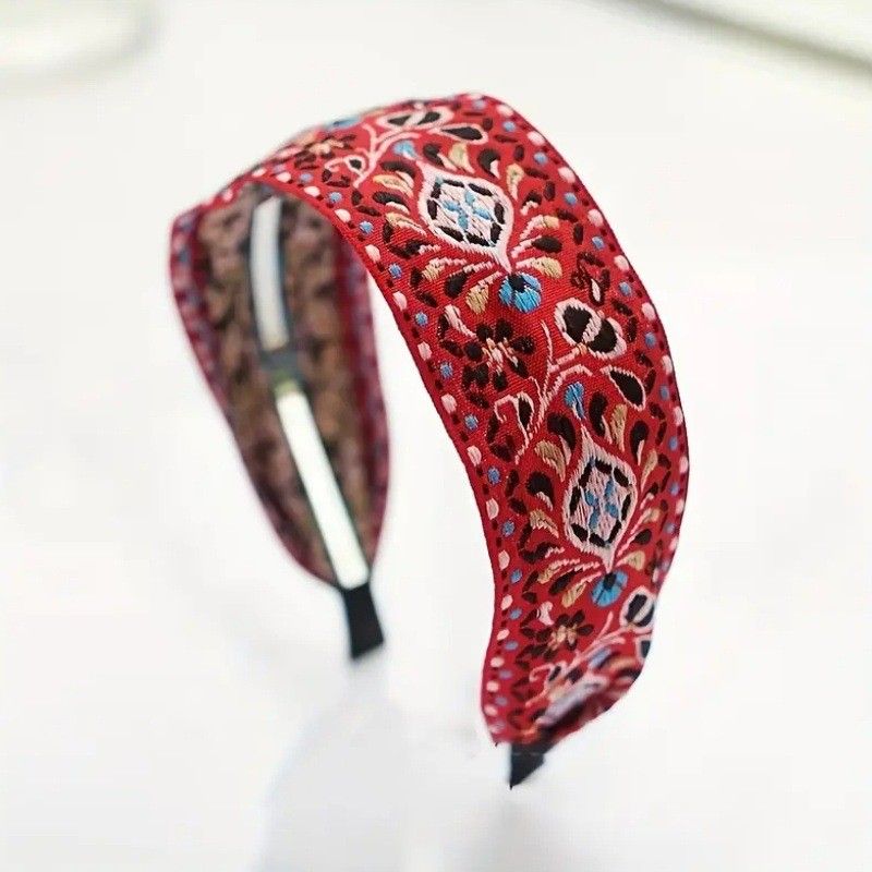 レトロ ボヘミアン 花・植物 ヘアバンド