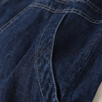 S～4XL くったり風合い ミディアムデニムパーカー