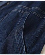 S～4XL くったり風合い ミディアムデニムパーカー