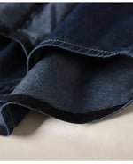 S～4XL くったり風合い ミディアムデニムパーカー