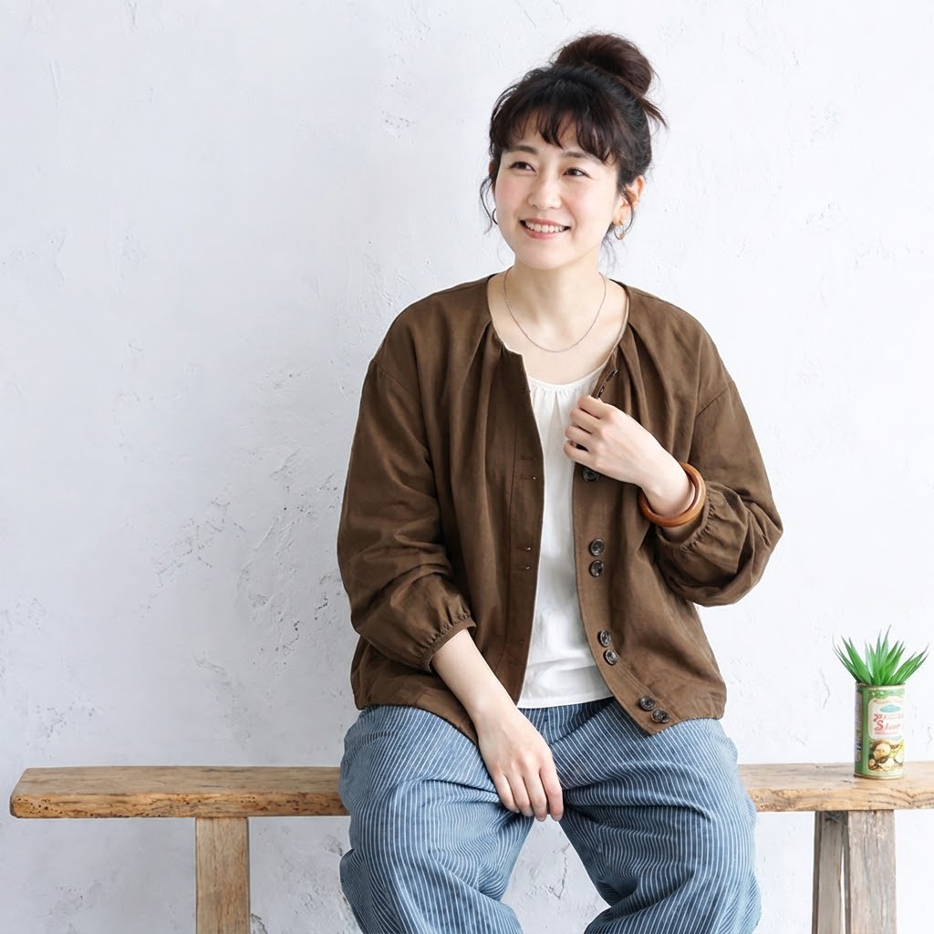 無地 長袖 いいね ジャケット