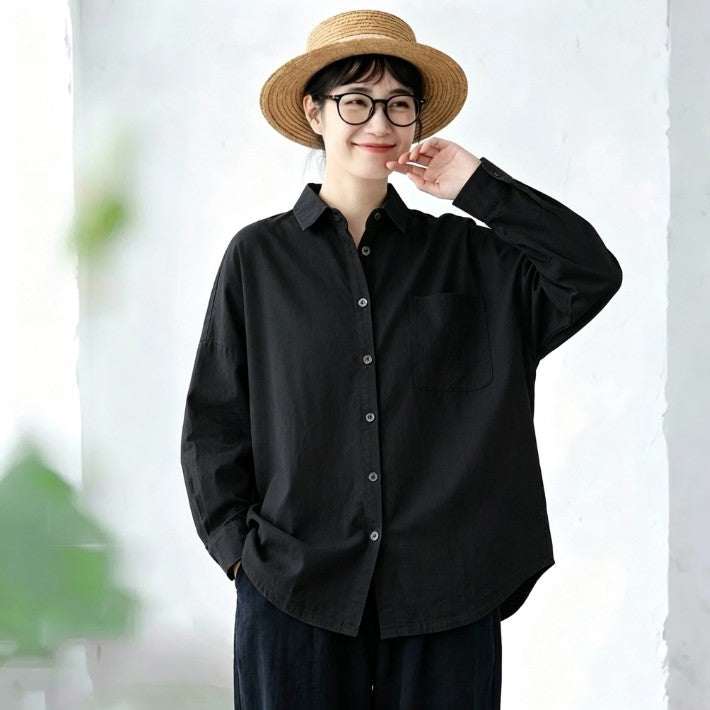 厚手仕様 ロングスリーブ シャツ