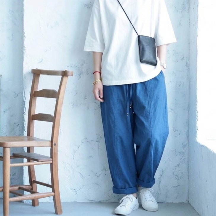 無地 パンツ