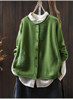 朝夕冷え込み レースモチーフ カーディガン