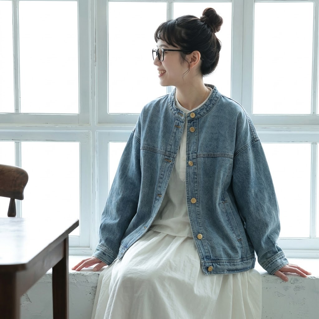 穏やかな風に似合うデニムジャケット