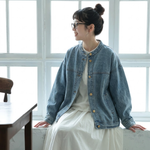 穏やかな風に似合うデニムジャケット