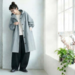 S～5XL ミディアムトレンチコート