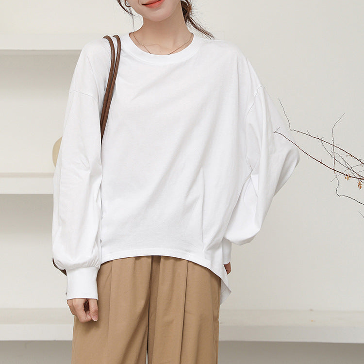 コットン テクスチャ 無地 Tシャツ