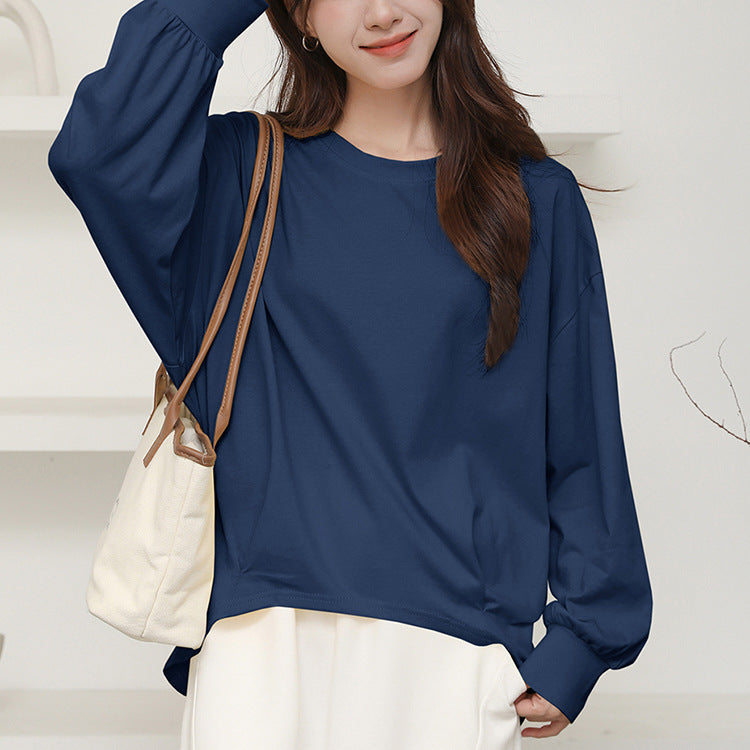 コットン テクスチャ 無地 Tシャツ
