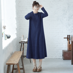 オーバーシルエット ロング丈 ワンピース