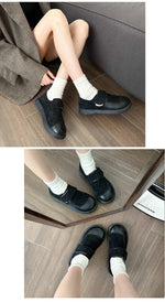 足が疲れない レトロ 切り替え ヌバック ローヒール パンプス