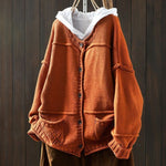 M～4XL 長袖 カーディガン