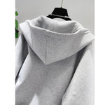S～5XL 無地 ファスナー カーディガン