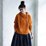 S～4XL ラグランスリーブ 長袖 無地 ボタン ドローコード付き パーカー