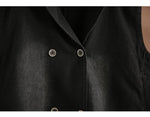 フード付き ノースリーブロングベスト