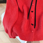 3色展開｜リボンタイ 長袖カーディガン