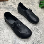 3色展開｜ラウンドトゥ フラットシューズ