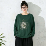6色展開｜花柄プリント 長袖Tシャツ