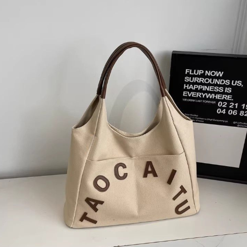 3色展開｜キャンバス ワンショルダートートバッグ