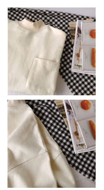 無地 プルオーバーパーカー