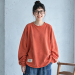 ゆったりドロップショルダー 長袖スウェット