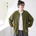 3色展開｜クルーネック スウェットジャケット