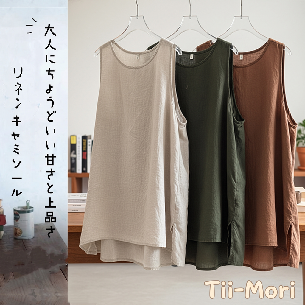 M～4XL コットン ビッグシルエット タンクトップ