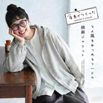 M～4XL そよ風をあつめるフードの綿麻ジャケット